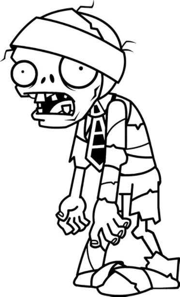 Famoso Página Para Colorear De Zombie Ilustración: Dibujar Fácil, dibujos de A Un Zombie, como dibujar A Un Zombie paso a paso para colorear