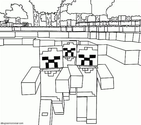 Dibujos Sin Colorear: Dibujos de Minecraft para Colorear: Dibujar Fácil, dibujos de A Un Zombie De Minecraft, como dibujar A Un Zombie De Minecraft paso a paso para colorear