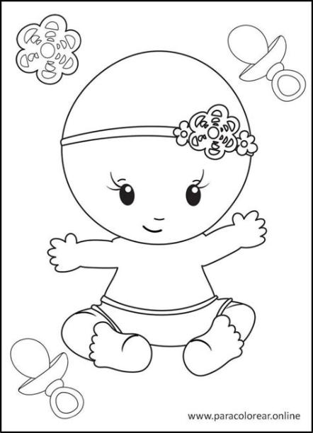 Cómo dibujar A Una Bebe 】 Paso a Paso Muy Fácil 2023 - Dibuja Fácil