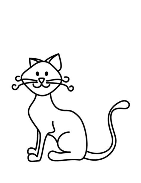 Gatos para colorear en png - Imagui: Aprender a Dibujar Fácil con este Paso a Paso, dibujos de A Una Gato, como dibujar A Una Gato paso a paso para colorear