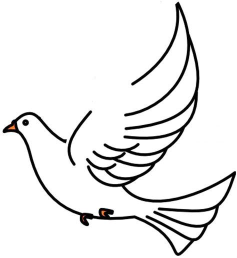 Dibujos de la paloma de la paz para colorear - Símbolo de: Aprende a Dibujar Fácil, dibujos de A Una Paloma, como dibujar A Una Paloma paso a paso para colorear