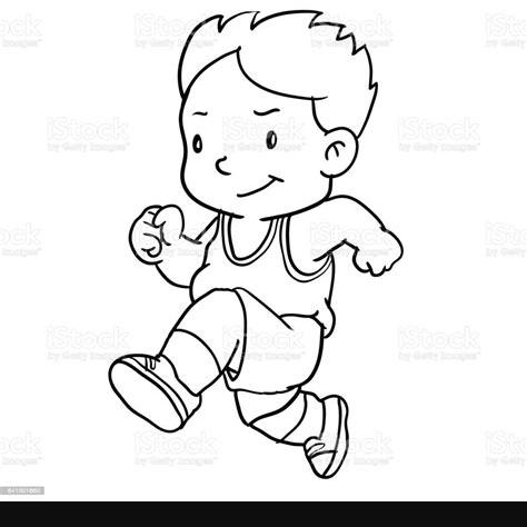 Persona Corriendo Para Colorear : Dibujo para colorear: Dibujar Fácil, dibujos de A Una Persona Corriendo, como dibujar A Una Persona Corriendo para colorear e imprimir