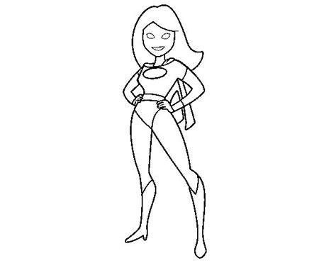 Dibujo de Superheroina para Pintar y Colorear en Línea: Aprender como Dibujar Fácil con este Paso a Paso, dibujos de A Una Superheroina, como dibujar A Una Superheroina para colorear e imprimir