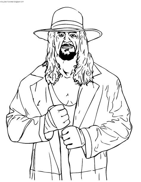 Dibujos Sin Colorear: Dibujos de Luchadores de la WWE para: Dibujar y Colorear Fácil con este Paso a Paso, dibujos de A Undertaker, como dibujar A Undertaker para colorear e imprimir