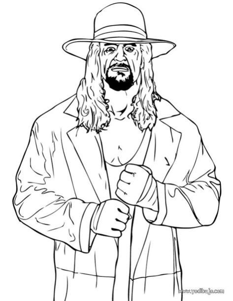 Dibujos para colorear luchador wwe the undertaker - es: Dibujar Fácil, dibujos de A Undertaker, como dibujar A Undertaker paso a paso para colorear