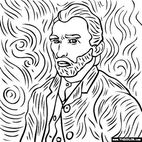 pintura | Arte. Pintura de arte. Dibujos abstractos: Dibujar y Colorear Fácil, dibujos de A Vincent Van Gogh, como dibujar A Vincent Van Gogh para colorear e imprimir