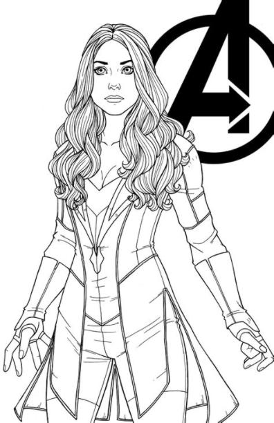 Wanda Maximoff by JamieFayX on DeviantArt | Superheroes: Aprende a Dibujar Fácil, dibujos de A Wanda, como dibujar A Wanda para colorear e imprimir
