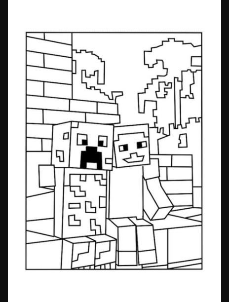 Best Minecraft Creeper Coloring Pages - Free. printable: Aprender como Dibujar y Colorear Fácil, dibujos de A Whitezunder, como dibujar A Whitezunder para colorear e imprimir