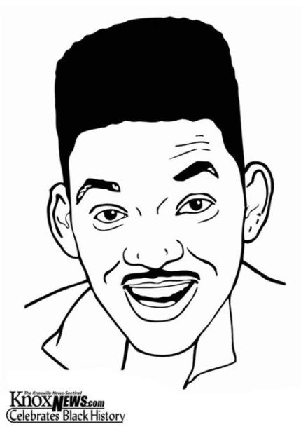 Dibujo para colorear Will Smith - Dibujos Para Imprimir: Dibujar y Colorear Fácil con este Paso a Paso, dibujos de A Will Smith, como dibujar A Will Smith para colorear