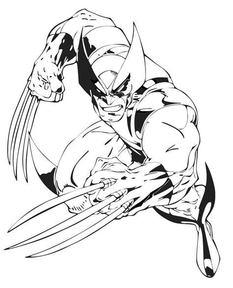 子供のための無料の印刷可能なx男性の: Dibujar y Colorear Fácil con este Paso a Paso, dibujos de A Wolverine, como dibujar A Wolverine para colorear