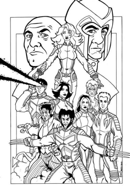 Dibujos para Colorear X-Men 7: Aprende como Dibujar y Colorear Fácil, dibujos de A Xmen, como dibujar A Xmen para colorear e imprimir