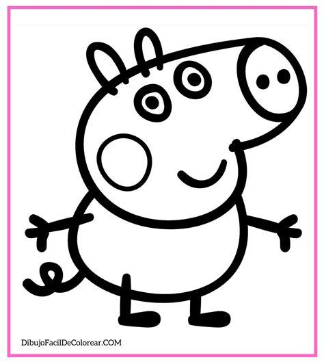 ᐈ 🐷 Dibujos de Peppa Pig Fácil de Colorear 🎨: Dibujar Fácil, dibujos de A Yorch De Peppa, como dibujar A Yorch De Peppa para colorear e imprimir