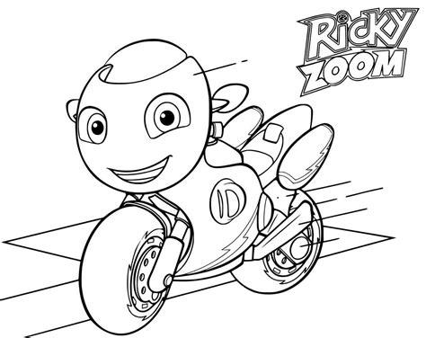 Dibujos de Ricky Zoom para colorear | Páginas para niños: Aprender a Dibujar y Colorear Fácil con este Paso a Paso, dibujos de A Zoom, como dibujar A Zoom para colorear