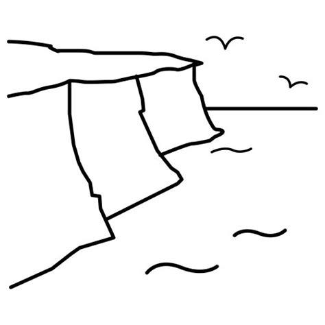 Pinto Dibujos: Acantilado para colorear: Dibujar y Colorear Fácil con este Paso a Paso, dibujos de Acantilados, como dibujar Acantilados para colorear e imprimir