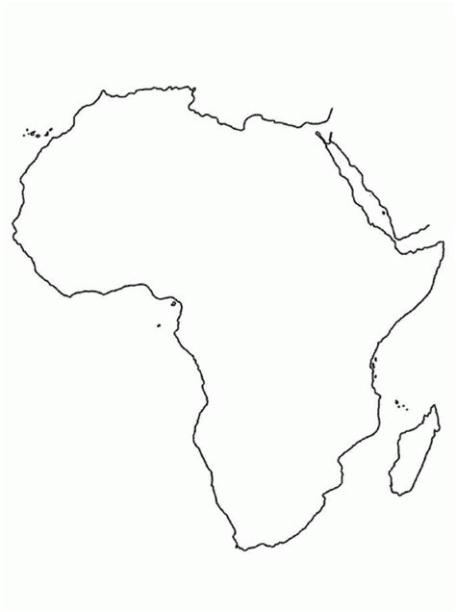 dibujos de paises africa para colorear e1550714858641: Aprende como Dibujar Fácil, dibujos de Africa, como dibujar Africa para colorear e imprimir