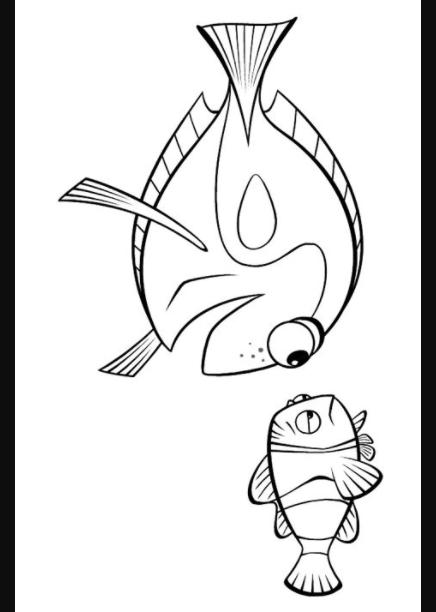 Dibujo para colorear - Océano peces: Dibujar y Colorear Fácil, dibujos de Agua Realista, como dibujar Agua Realista paso a paso para colorear