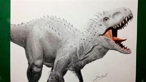 Pin en dinosaurios: Dibujar y Colorear Fácil con este Paso a Paso, dibujos de Al Indominus Rex, como dibujar Al Indominus Rex para colorear e imprimir