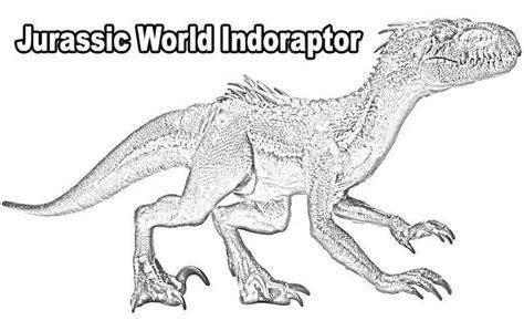 Indominus Rex del Mundo Jurásico para colorear. imprimir: Dibujar Fácil con este Paso a Paso, dibujos de Al Indoraptor, como dibujar Al Indoraptor para colorear e imprimir