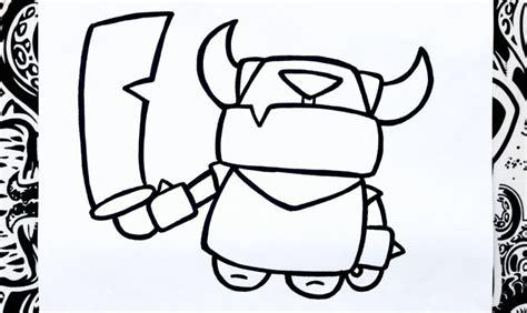 How to Draw Mini PEKKA - Go Clash Royale: Dibujar y Colorear Fácil, dibujos de Al Mini Pekka, como dibujar Al Mini Pekka para colorear e imprimir