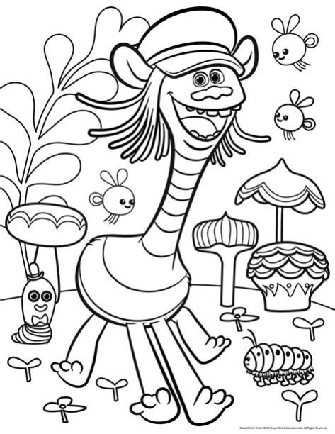 Colección de Dibujos de Trolls para pequeños. Imprime y: Aprende a Dibujar y Colorear Fácil con este Paso a Paso, dibujos de Al Troll, como dibujar Al Troll para colorear e imprimir