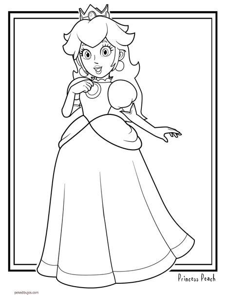 Dibujos de la princesa Peach para colorear: Dibujar y Colorear Fácil, dibujos de Ala Princesa Peach, como dibujar Ala Princesa Peach para colorear e imprimir