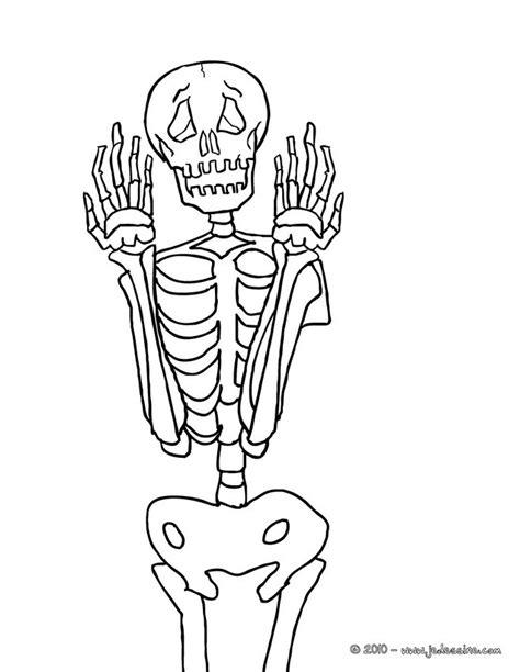 Coloriages squelette gratuit à colorier - fr.hellokids.com: Aprende a Dibujar y Colorear Fácil, dibujos de Algo Terrorifico, como dibujar Algo Terrorifico paso a paso para colorear