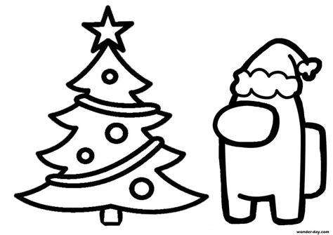 Among Us Coloring Pages. Print for free 80 Coloring Pages: Dibujar Fácil, dibujos de Among Us Navidad, como dibujar Among Us Navidad para colorear e imprimir