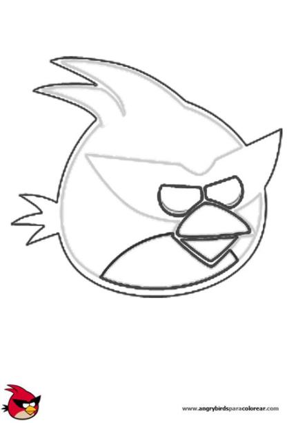 Angry Birds Space para colorear. dibujo 1: Dibujar y Colorear Fácil con este Paso a Paso, dibujos de Angry Birds Space, como dibujar Angry Birds Space paso a paso para colorear