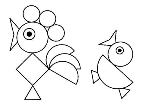Dibujos de Figuras geométricas para colorear. jugar y: Dibujar Fácil con este Paso a Paso, dibujos de Animales Con Figuras Geometricas, como dibujar Animales Con Figuras Geometricas paso a paso para colorear