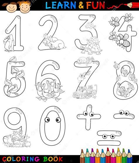 Números con animales de dibujos animados para colorear: Aprende a Dibujar Fácil con este Paso a Paso, dibujos de Animales Con Numeros, como dibujar Animales Con Numeros paso a paso para colorear