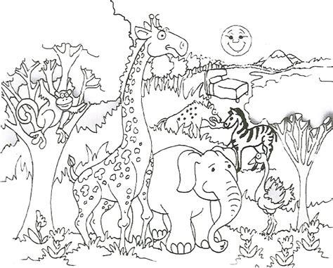 animales de la sabana para colorear - Rincon Util: Dibujar y Colorear Fácil con este Paso a Paso, dibujos de Animales De La Sabana, como dibujar Animales De La Sabana paso a paso para colorear