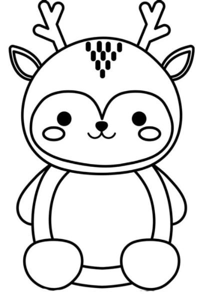 Dibujos de Kawaii para Colorear. Imprimir caracteres: Aprender como Dibujar Fácil, dibujos de Animales Kawai, como dibujar Animales Kawai para colorear