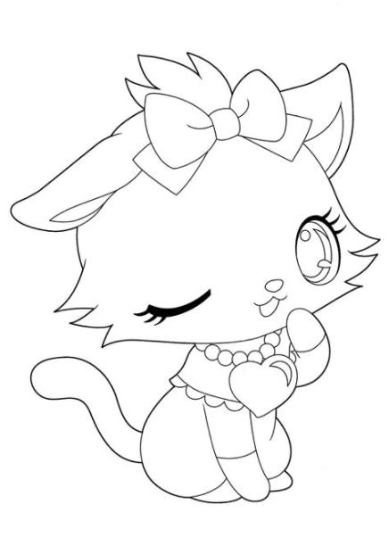 Dibujos de Kawaii para Colorear. Imprimir caracteres: Dibujar Fácil, dibujos de Animales Manga, como dibujar Animales Manga paso a paso para colorear