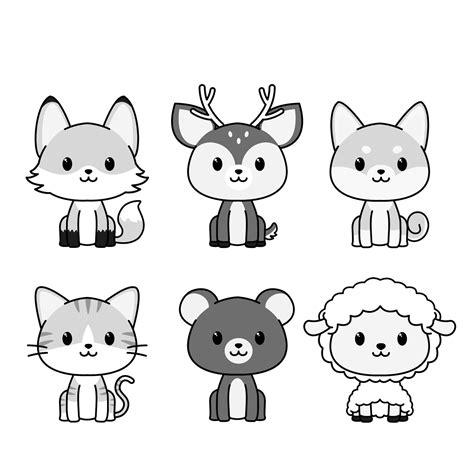 63 Dibujos Kawaii para Descargar y Colorear | La Mejor: Aprender como Dibujar Fácil, dibujos de Animales Muy Kawaii, como dibujar Animales Muy Kawaii para colorear