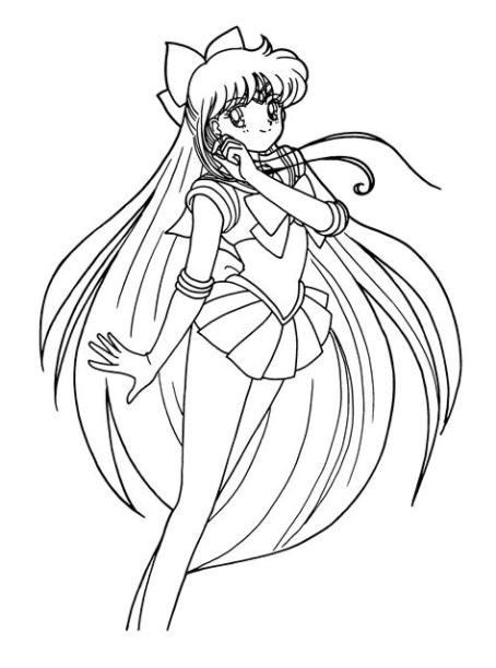 Dibujos para Colorear Sailor Moon: Imágenes Animadas: Dibujar y Colorear Fácil con este Paso a Paso, dibujos de Anime 2, como dibujar Anime 2 para colorear e imprimir