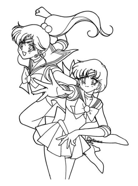 Dibujos para Colorear Sailor Moon: Imágenes Animadas: Aprender a Dibujar Fácil con este Paso a Paso, dibujos de Anime 2, como dibujar Anime 2 para colorear