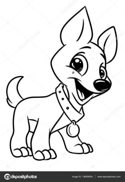 Dibujos: para dibujar animados | Perro gracioso animales: Dibujar Fácil con este Paso a Paso, dibujos de Anime Animales, como dibujar Anime Animales para colorear