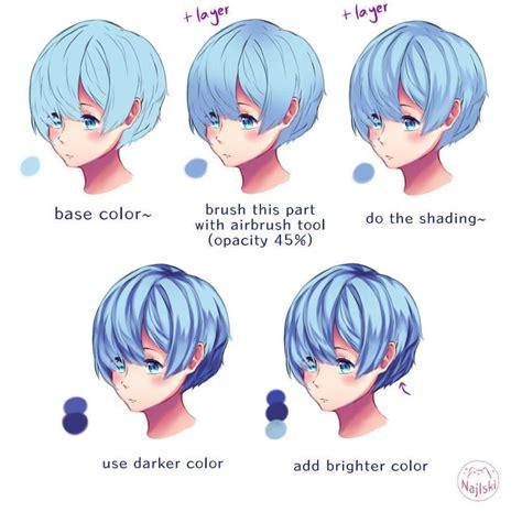 Colorear Anime: Aprender a Dibujar Fácil con este Paso a Paso, dibujos de Anime Cabello, como dibujar Anime Cabello para colorear