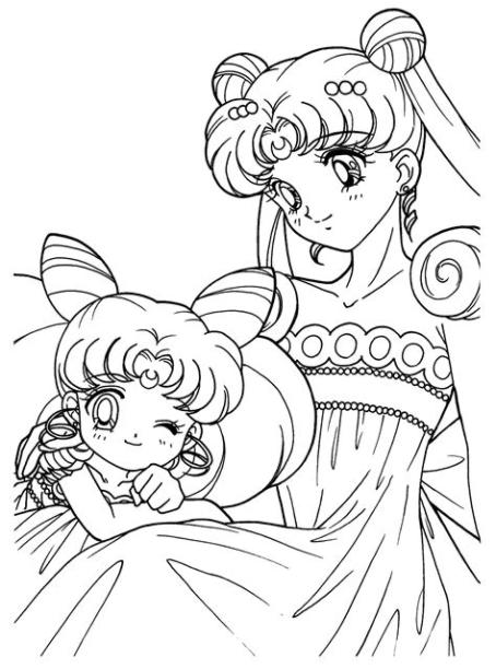 Dibujos de Sailor Moon para Colorear. pintar e Imprimir Gratis: Aprende a Dibujar Fácil con este Paso a Paso, dibujos de Anime En El Pc, como dibujar Anime En El Pc para colorear