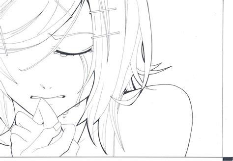 Rin kagamine para colorear - Imagui: Aprende como Dibujar Fácil con este Paso a Paso, dibujos de Anime Llorando, como dibujar Anime Llorando paso a paso para colorear