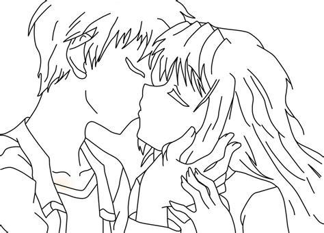 Anime - Para pintar by Xadoox on DeviantArt: Aprender como Dibujar y Colorear Fácil, dibujos de Anime Love, como dibujar Anime Love paso a paso para colorear