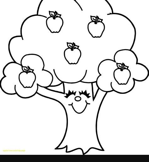 Dibujos de Árbol de Manzana de Dibujos Animados para: Aprender a Dibujar y Colorear Fácil con este Paso a Paso, dibujos de Arboles Anime, como dibujar Arboles Anime para colorear e imprimir