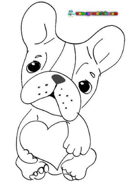 Colorea este perrito con corazón y regálalo a tus seres: Dibujar y Colorear Fácil con este Paso a Paso, dibujos de Art Attack Un Perro, como dibujar Art Attack Un Perro para colorear e imprimir