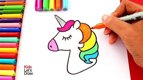 Dibujos Faciles Y Bonitos Para Dibujar De Unicornio: Dibujar Fácil con este Paso a Paso, dibujos de Arte Divierte Un Rostro, como dibujar Arte Divierte Un Rostro para colorear