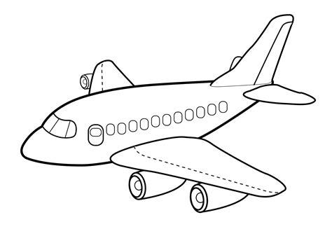Dibujos de Aviones para colorear e imprimir gratis: Dibujar y Colorear Fácil con este Paso a Paso, dibujos de Avion, como dibujar Avion para colorear e imprimir