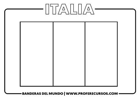 Bandera de italia para colorear - Profe Recursos: Aprender a Dibujar y Colorear Fácil, dibujos de Banderines, como dibujar Banderines para colorear e imprimir
