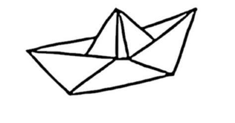 bateau origami forme flex thermocollant customisation: Dibujar Fácil, dibujos de Barco De Papel, como dibujar Barco De Papel para colorear