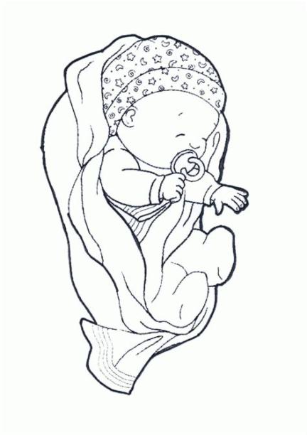 Dibujos de bebes recien nacidos para colorear: Dibujar y Colorear Fácil, dibujos de Bebes Realistas, como dibujar Bebes Realistas para colorear e imprimir