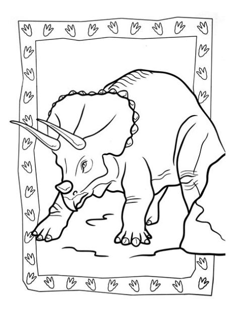 Imágenes de Dinosaurios para pintar. Imprime o bien: Dibujar y Colorear Fácil con este Paso a Paso, dibujos de Bien Animales, como dibujar Bien Animales paso a paso para colorear