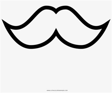 Bigote Página Para Colorear - Moustache PNG Image: Aprende como Dibujar Fácil con este Paso a Paso, dibujos de Bigotes, como dibujar Bigotes para colorear